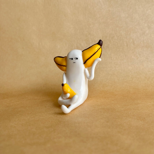 Banana Breath | Handmade Mini Sculpture | Desk Buddy