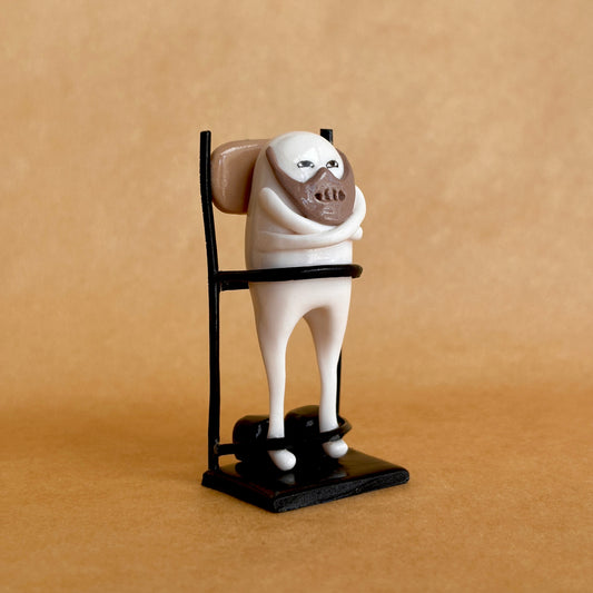 Hannibal Lecter Inspired Handmade Mini Sculpture | Collectible Display Figure