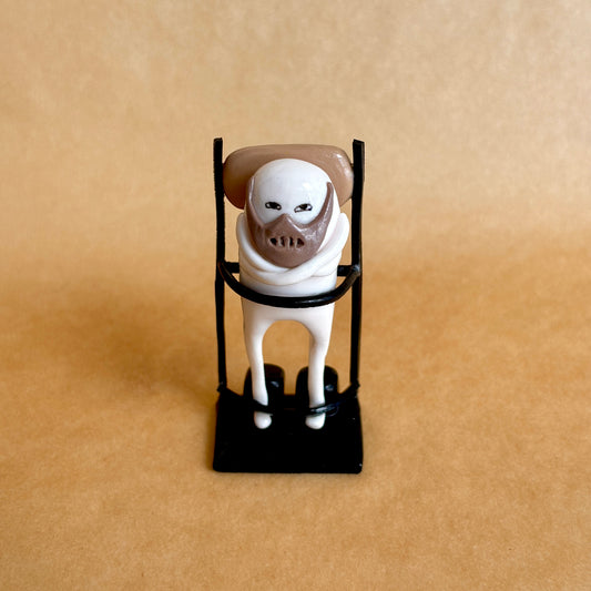 Hannibal Lecter Inspired Handmade Mini Sculpture | Collectible Display Figure