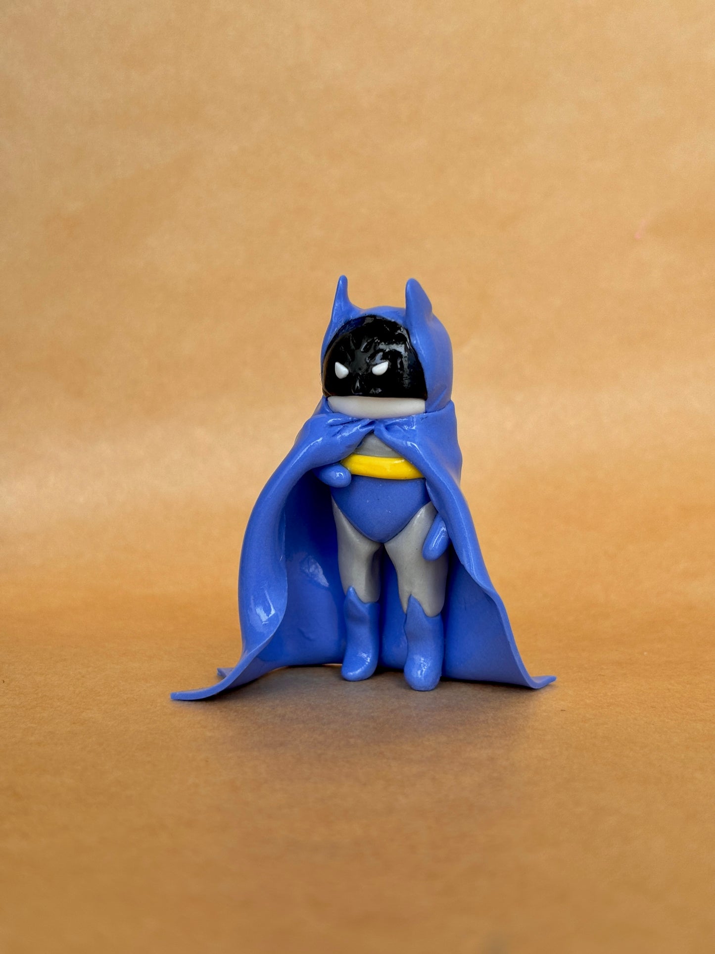 Batman Inspired Night Vigilante Clay Figure | Handmade Collectible | Shelf Decor | Fan Art Inspired