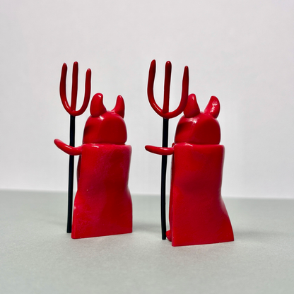 Problem Child Junior Inspired Figurines | Set of 2 Handmade Clay Movie Figures