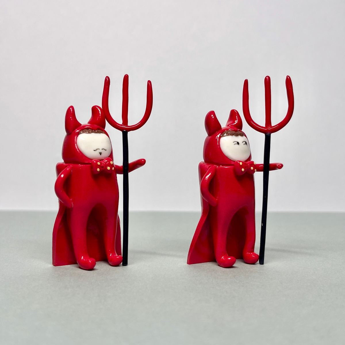 Problem Child Junior Inspired Figurines | Set of 2 Handmade Clay Movie Figures